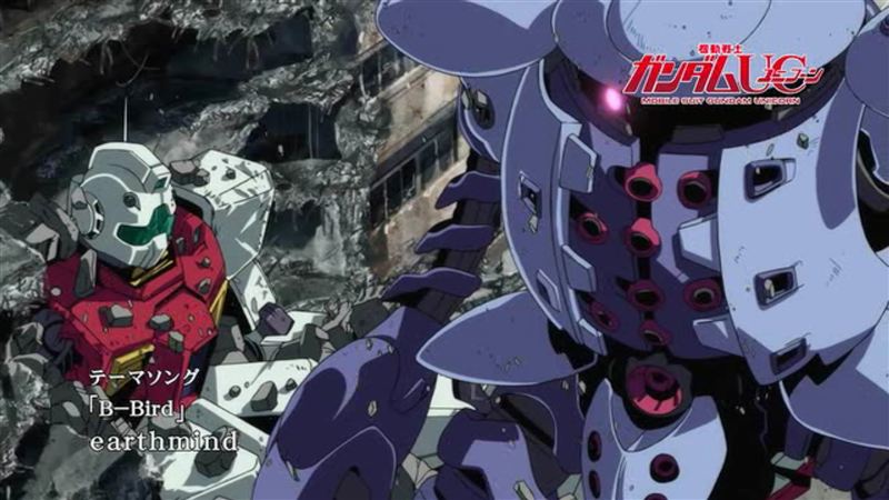 MS Gundam Unicorn episode 4 “At The Bottom Of The Gravity Well”