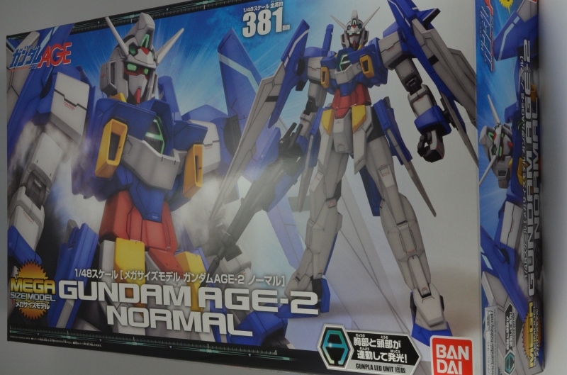 Kit Review: Mega Size Model 1/48 Gundam AGE-2 Normal, No.10 Big 