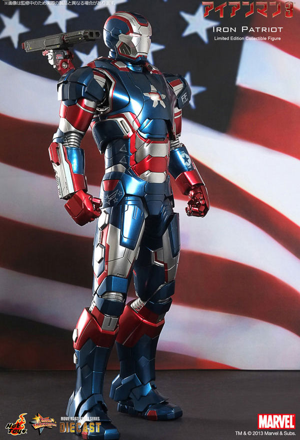 Iron Man 3] 1/6 Iron Patriot “DieCast Movie Masterpiece Series