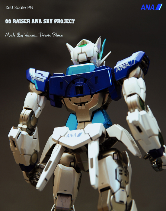 ANA x Gundam Sky Project]: PG 1/60 Gundam 00 Raiser Full 
