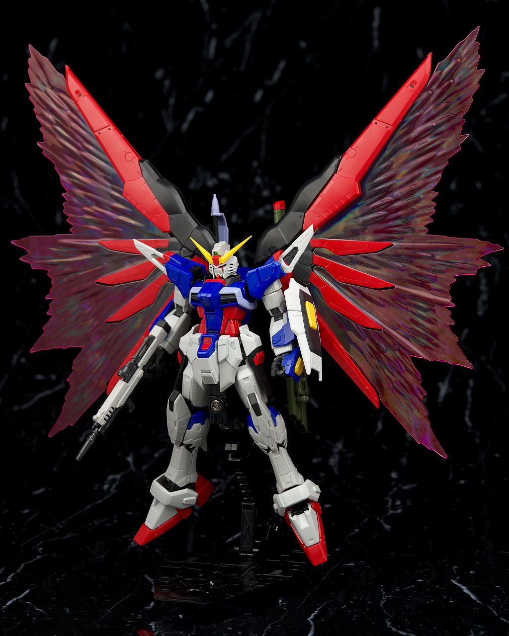 Premium Bandai 1/144 Effect Unit Wing of Light x RG 1/144 Destiny 