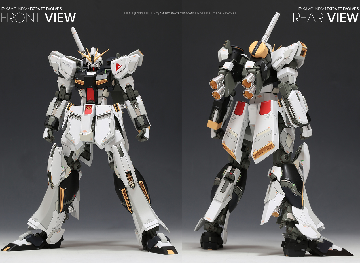 1 100 W R Resin Cast Kit Rx 93 Nu Gundam Extra Fit Evolve 5 Ver Remodeled By Anaheim Factory Full Photoreview Wip Too Wallpaper Size Images Another Masterpiece Gunjap