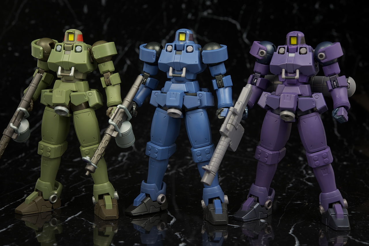 Robot Damashii (Side MS) Leo (Blue) and Leo Option set 3: Full