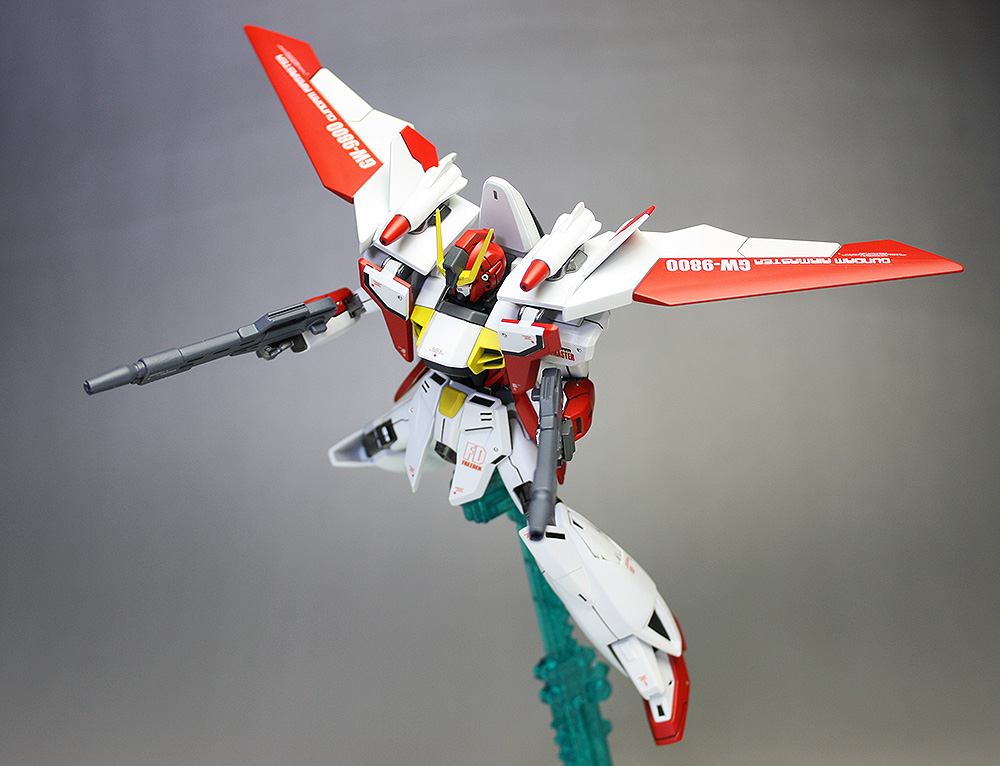 hgaw gundam airmaster painted build: full photoreview no.