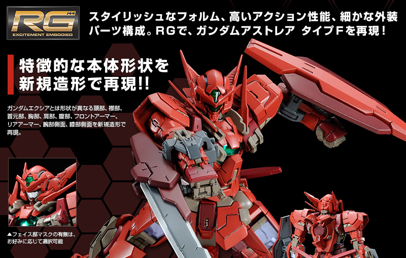 P-Bandai RG 1/144 Gundam Astraea Type-F : Promo Posters, Big Size 