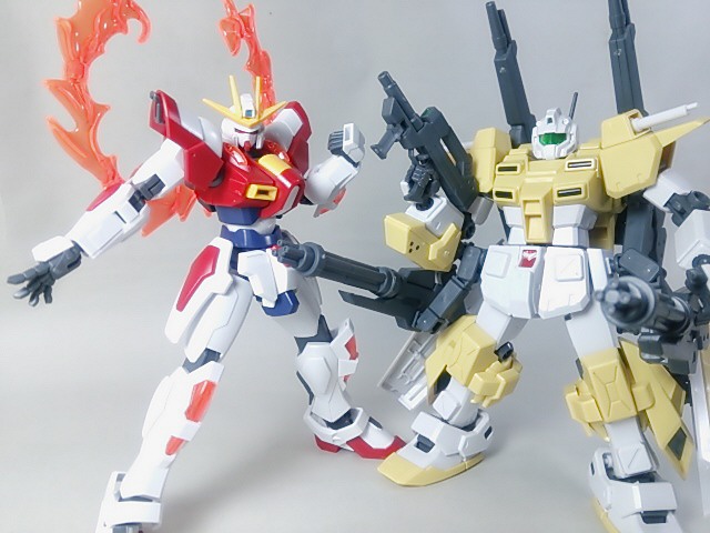TRIPLE REVIEW! HGBF Build Burning Gundam