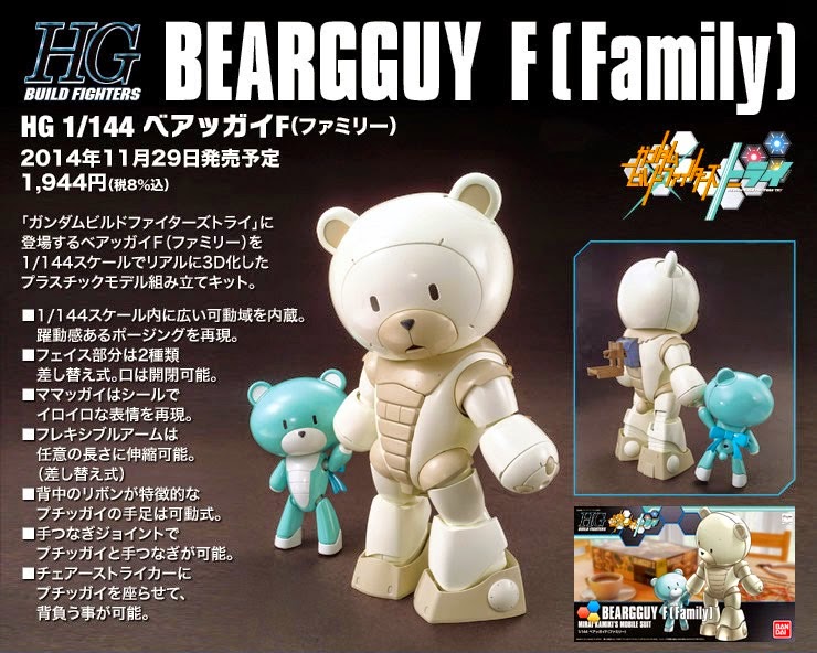 HGBF 1/144 Beargguy F [Family] ULTIMATE Post! Many Official Images