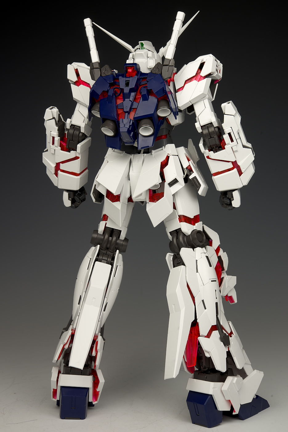 PG 1/60 RX-0 Unicorn Gundam: DESTROY MODE + LEDs unit. ASSEMBLED 