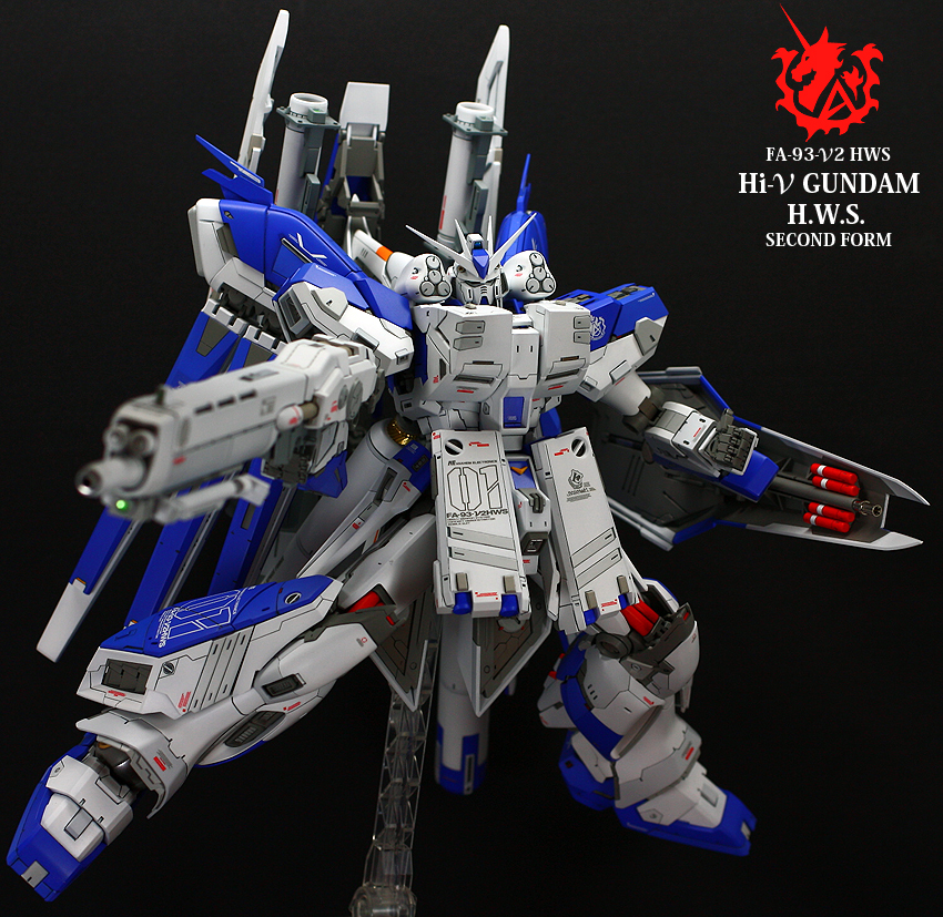 MG 1/100 Hi Nu Gundam Ver.Ka + H.W.S. parts: Amazing Improved Work 