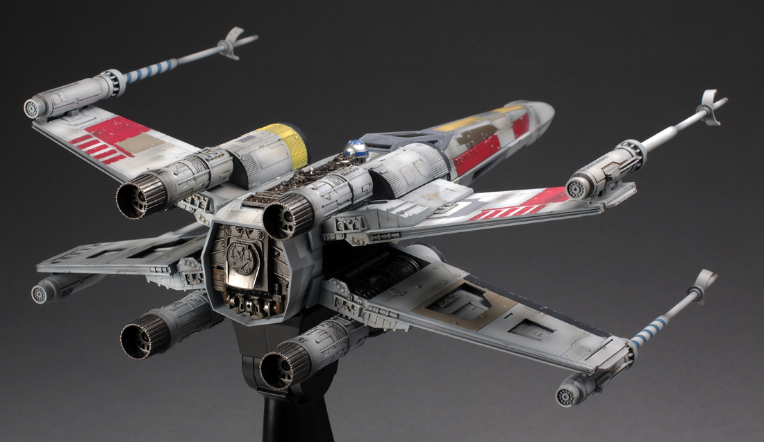 Bandai x Star Wars 1/48 X-Wing Starfighter MOVING EDITION: Painted Build.  Full PHOTO REVIEW – GUNJAP