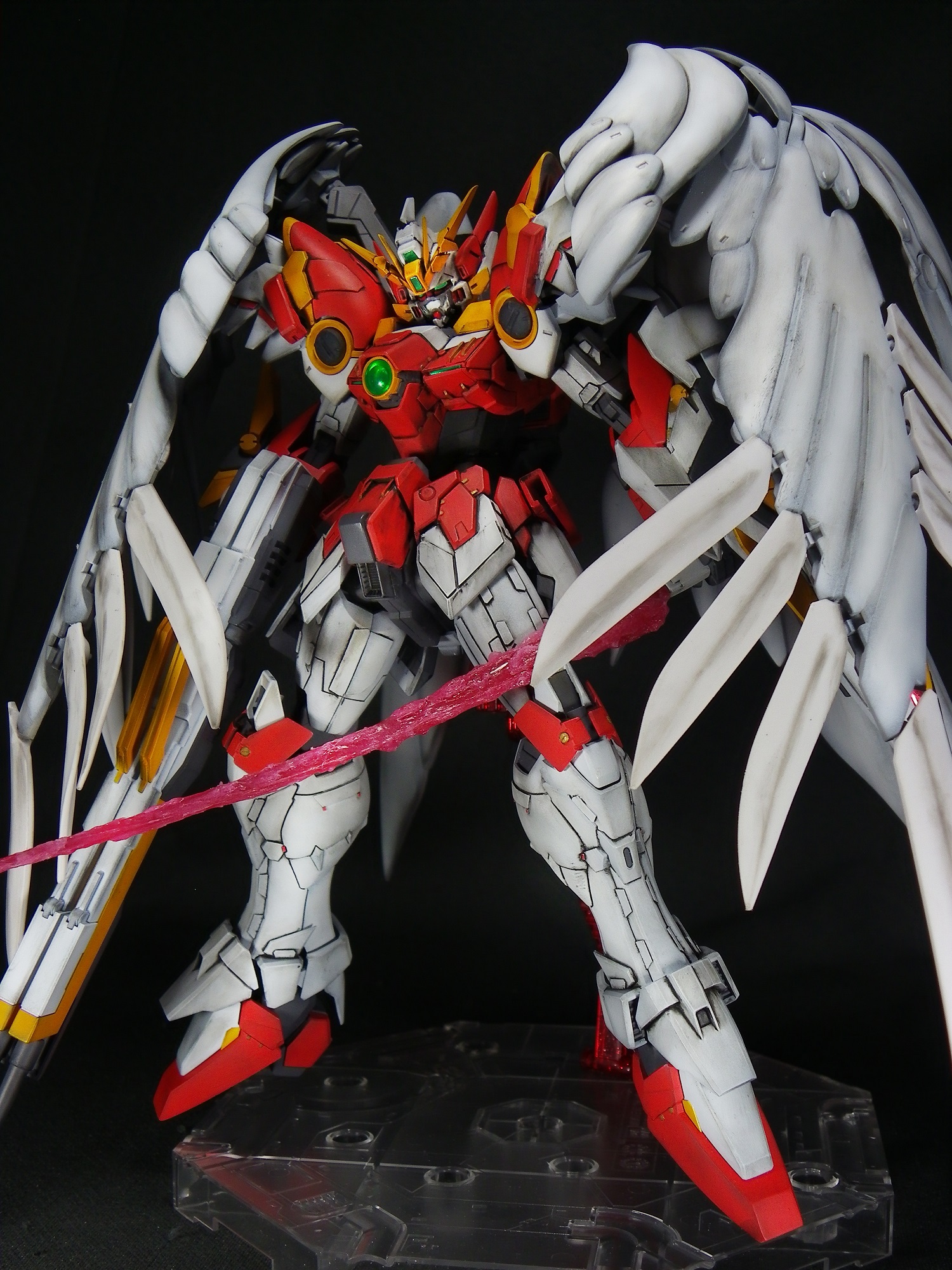 MG Wing Gundam Zero Custom [mixing build]: PHOTO REVIEW, Info – GUNJAP