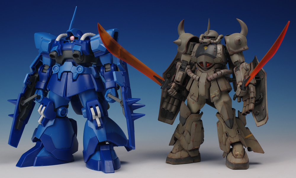 HGBF DOM R35 assembled: PHOTO REVIEW with No.45 Big Size Images