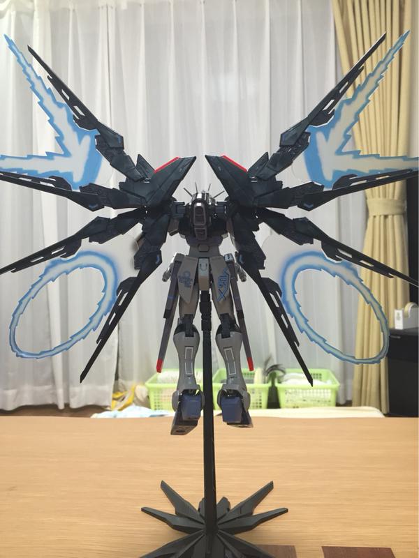MG 1/100 Strike Freedom Gundam Mechanic Designer Okawara Kunio 