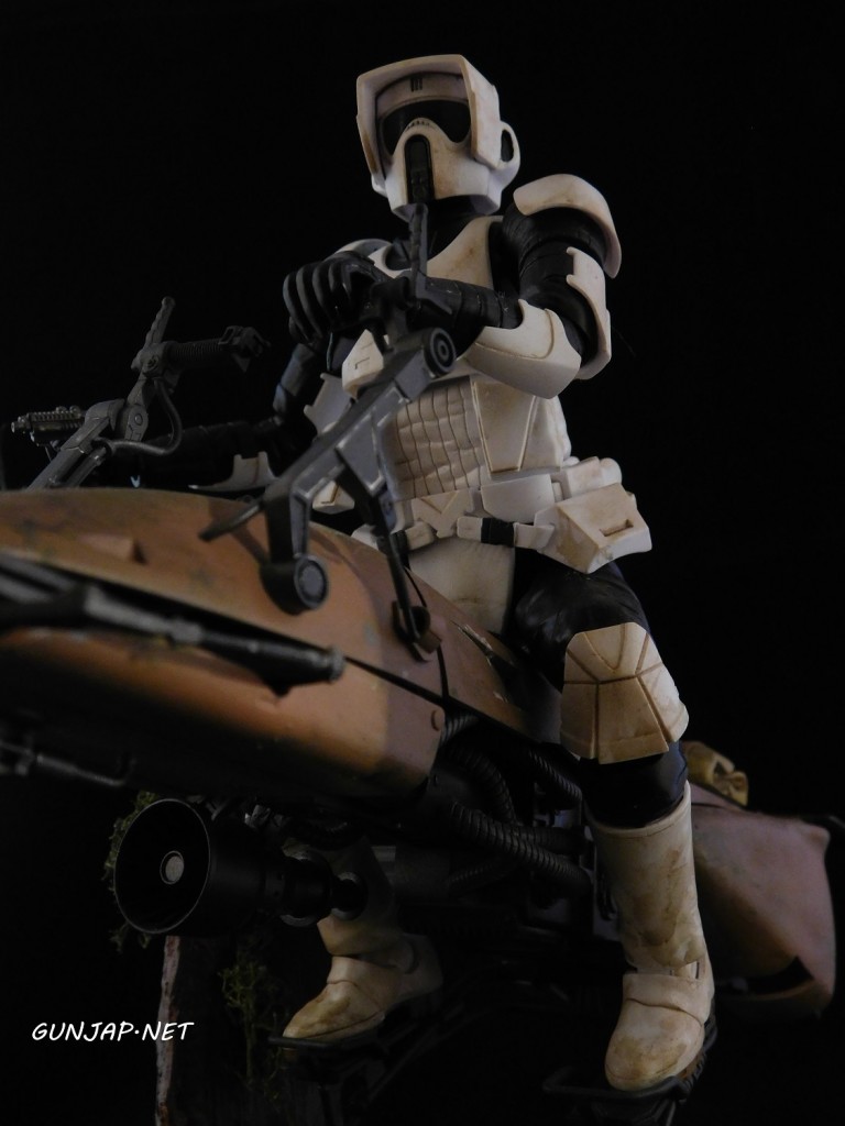 Bandai x Star Wars DIORAMA 1/12 Scout Trooper and Speeder Bike