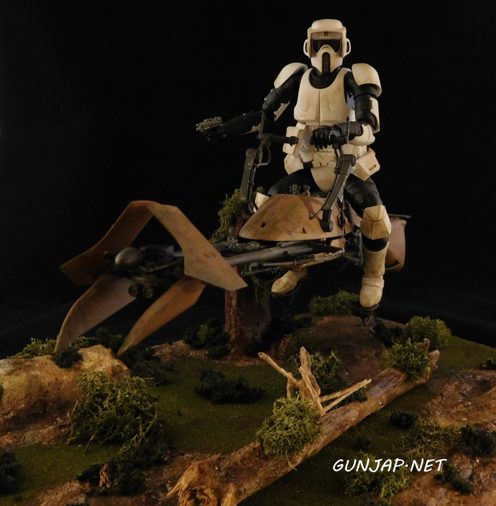 Bandai x Star Wars DIORAMA 1/12 Scout Trooper and Speeder Bike