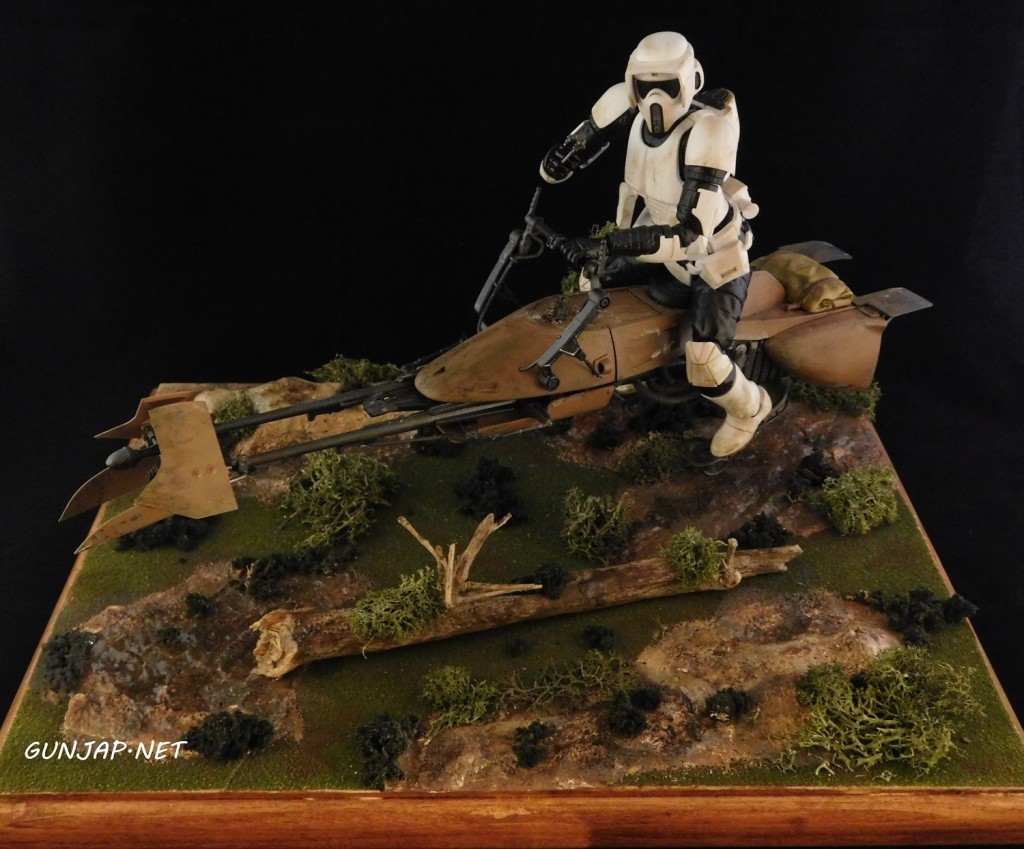 Bandai x Star Wars DIORAMA 1/12 Scout Trooper and Speeder Bike