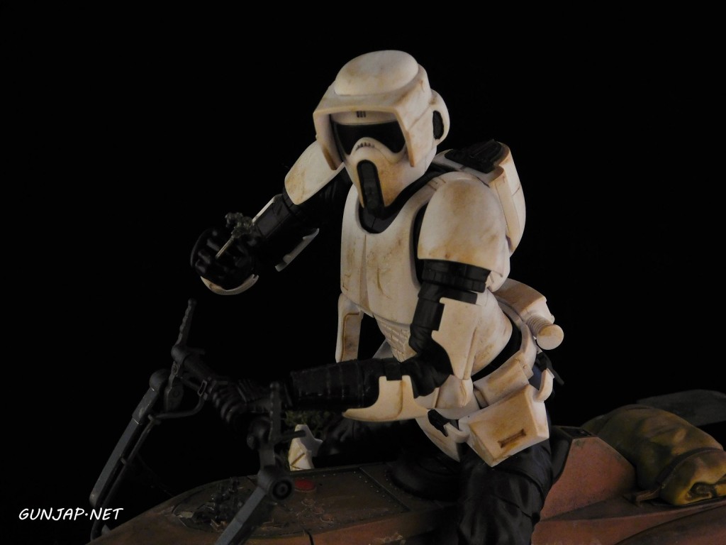 Bandai x Star Wars DIORAMA 1/12 Scout Trooper and Speeder Bike