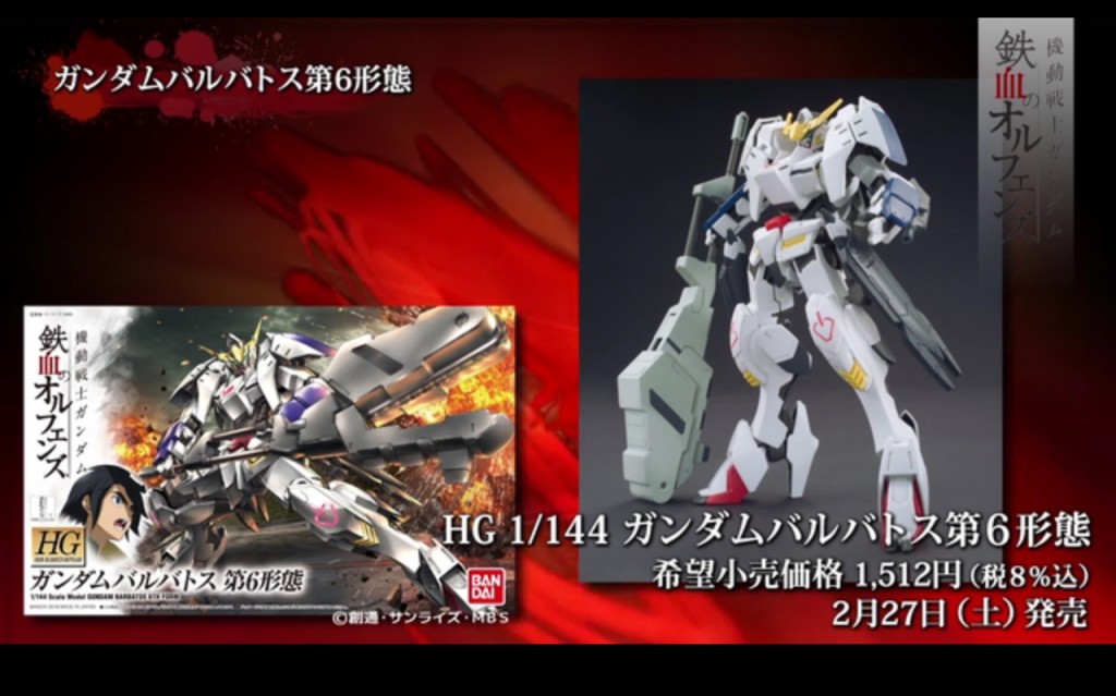 HGIBO 1/144 Gundam Barbatos 6th Form: Box Art, A LOT OF NEW Official Images, Info Release