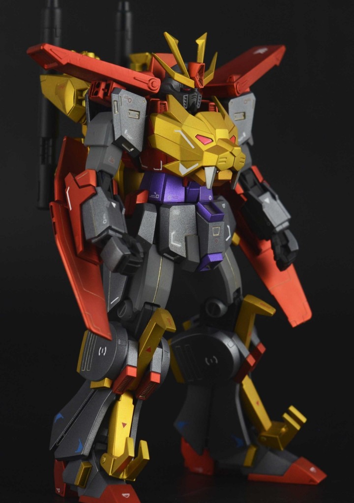 大长腿妹抖's Custom 1/144 Dark Gundam Tryon 3: Full Photo Review, Info