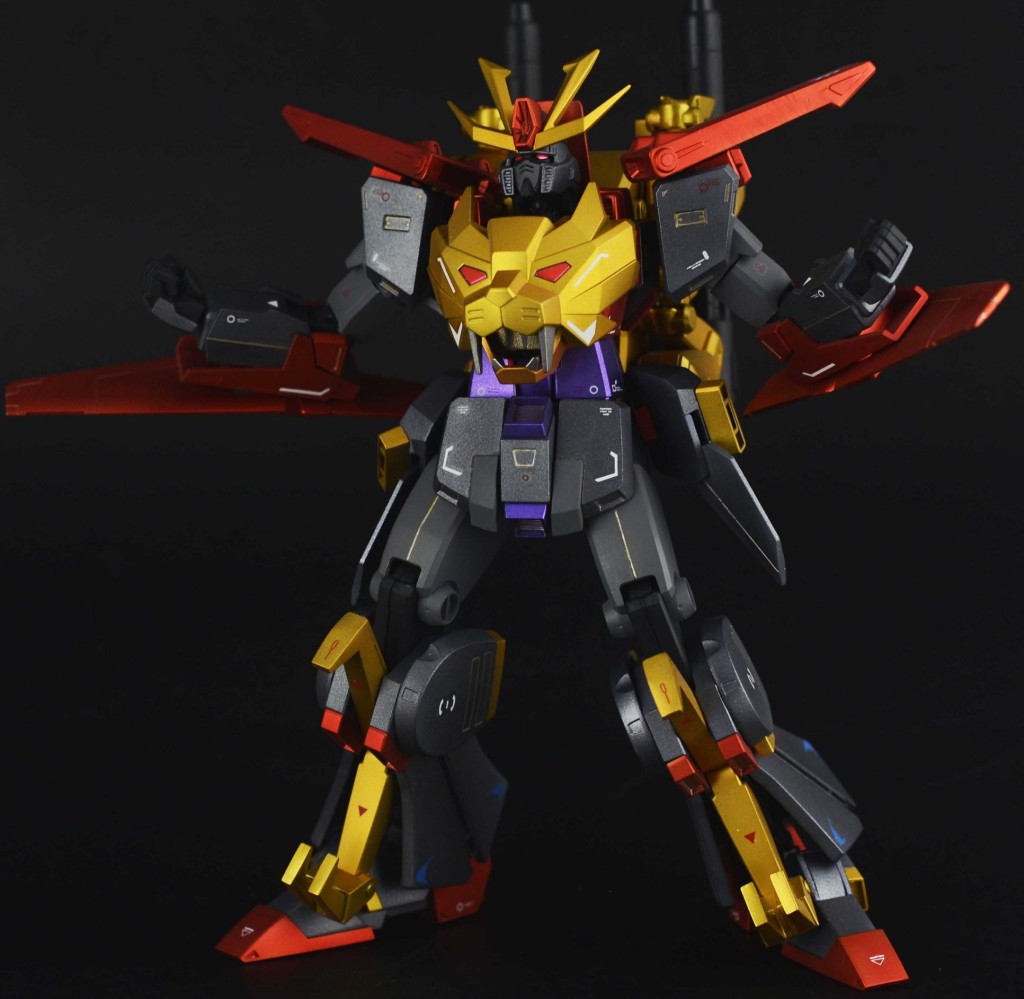 大长腿妹抖's Custom 1/144 Dark Gundam Tryon 3: Full Photo Review, Info