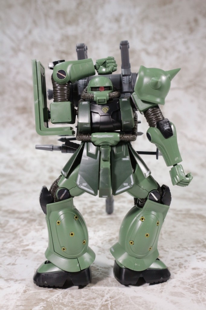 [シマーモ's FULL REVIEW] HG 1/144 MS-06 ZAKU II + BIG GUN SET Gundam Thunderbolt Ver. Many Big Size Images, Info