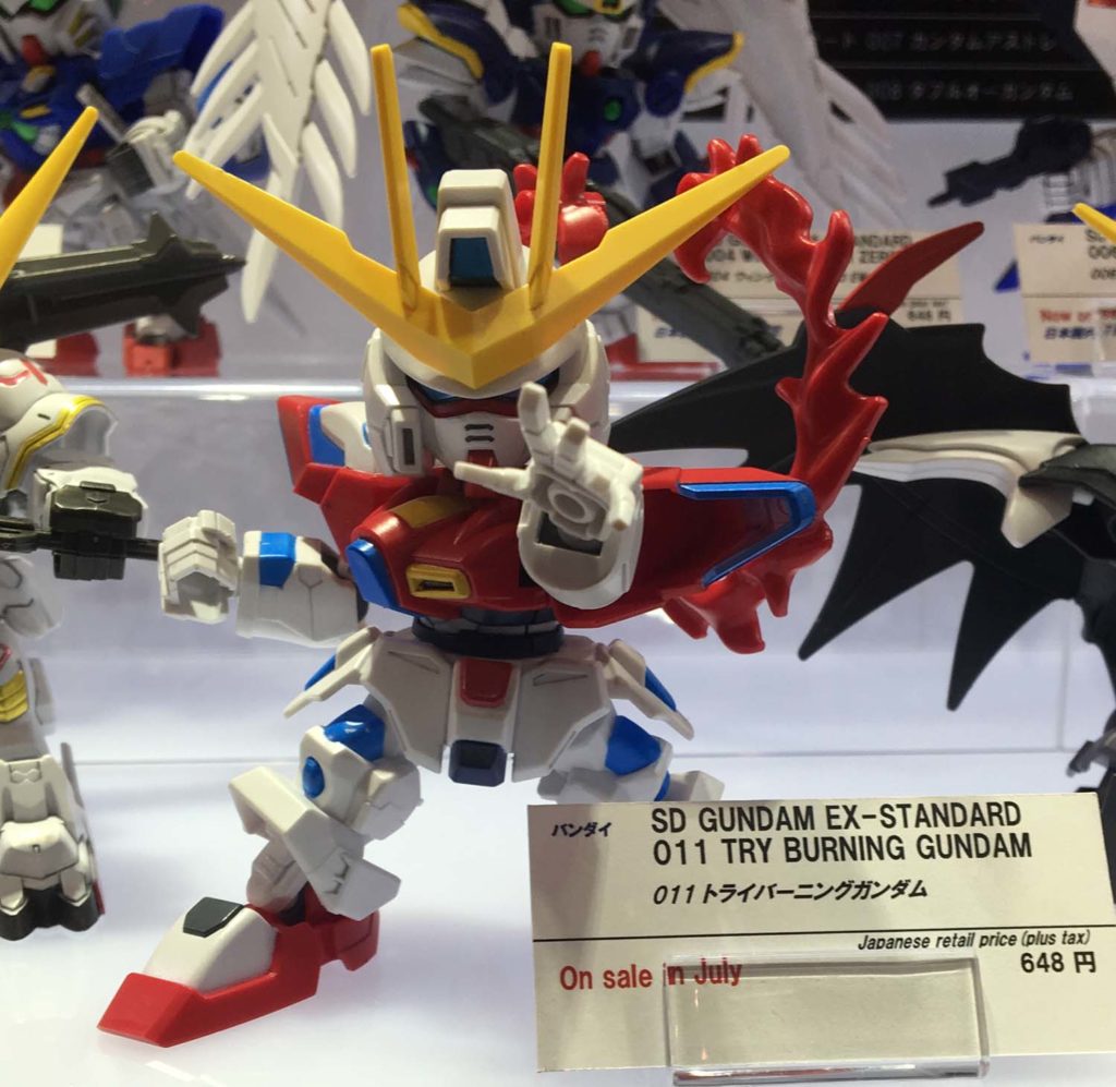 SD GUNDAM EX-STANDARD 011 TRY BURNING GUNDAM