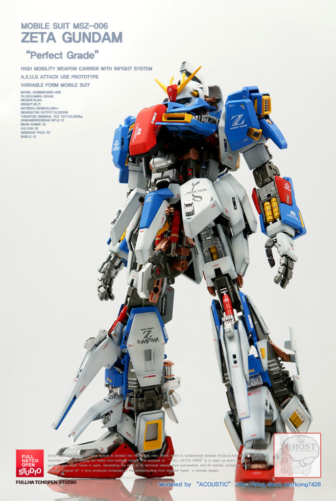 PG 1/60 MSZ-006 ZETA GUNDAM FULL HATCH OPEN