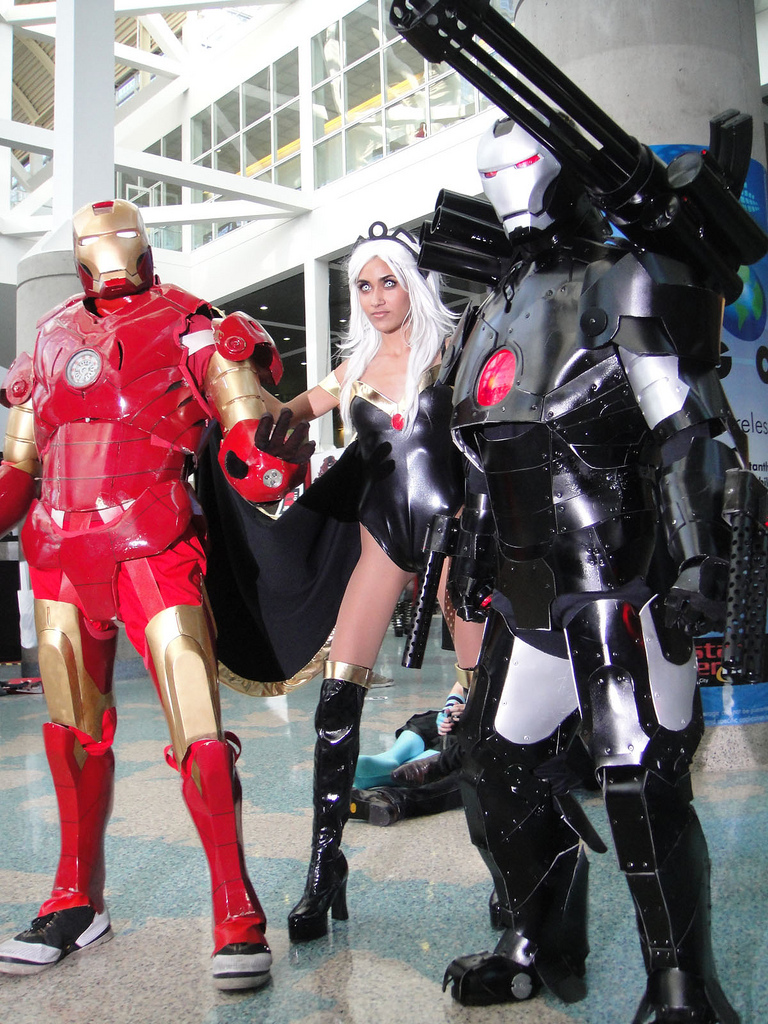 File:Anime Expo 2011 - red Power Ranger and ummm (5917375119