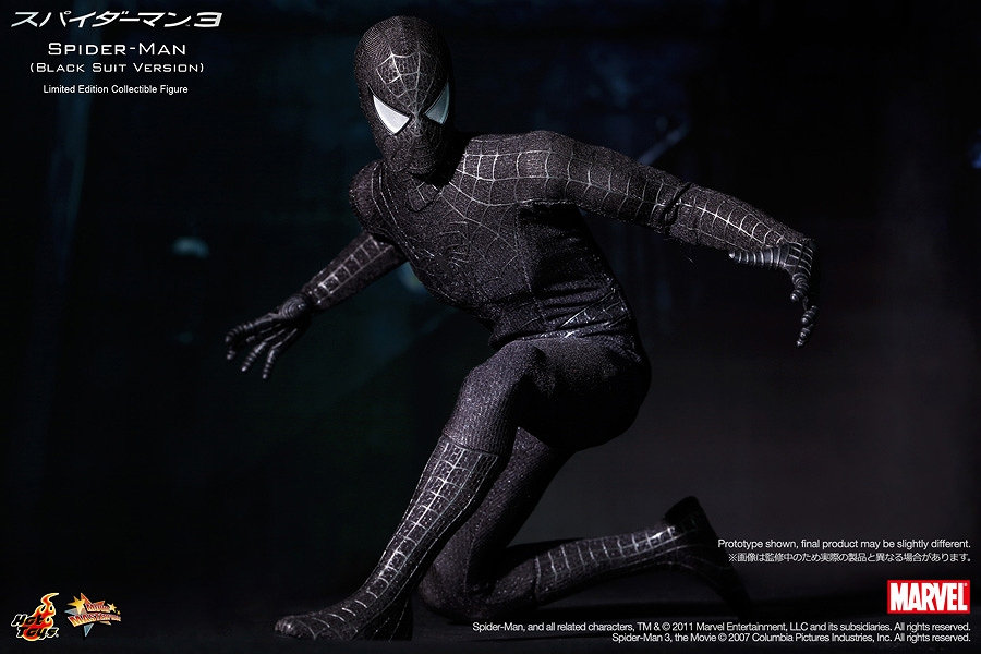 Preview: 1/6 Spider-Man Black Suit Ver. Limited Ed. (Hot Toys) No.13 ...