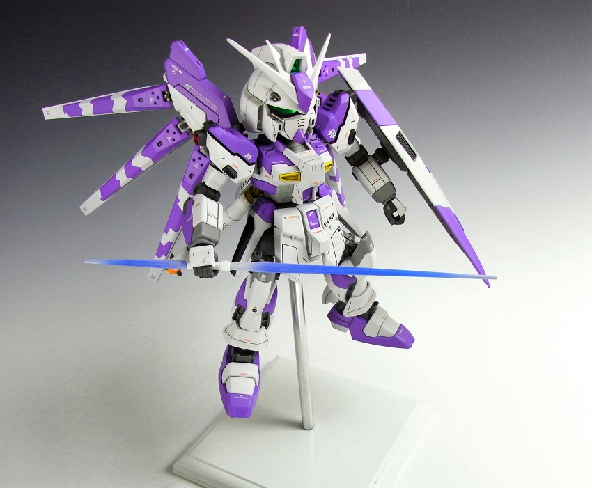 G-Work of The Day: SD RX-93 HI Nu Gundam (Remodeling) No.17 Big Size ...