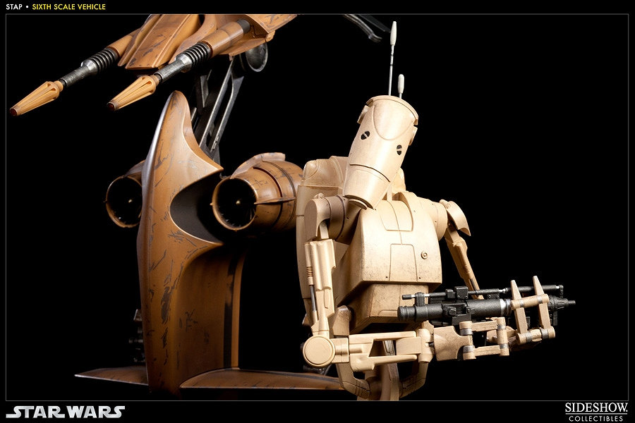 STAR WARS Episode One: STAP w/Battle Droid Preview Big Size Images ...