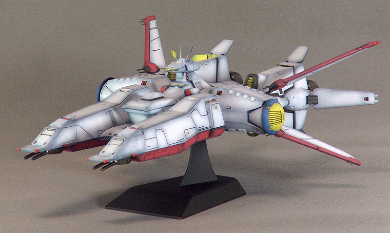 Ex models. Bandai mobile ship Albion. Painting Bandai mobile ship Albion. Launch model g1002. At_1700_1.