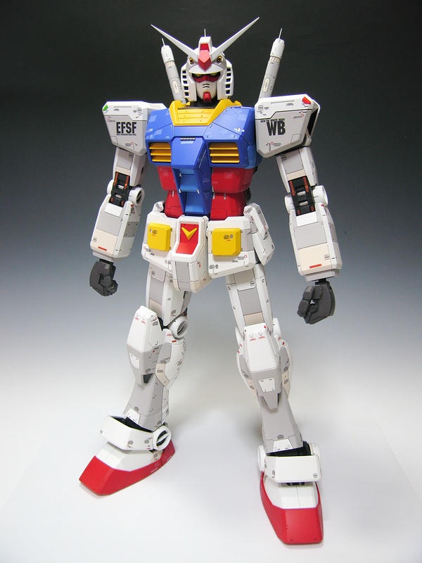 Mega Size Model 1/48 RX-78-2 Gundam FULL Custom Ver. No.19 Big Size ...