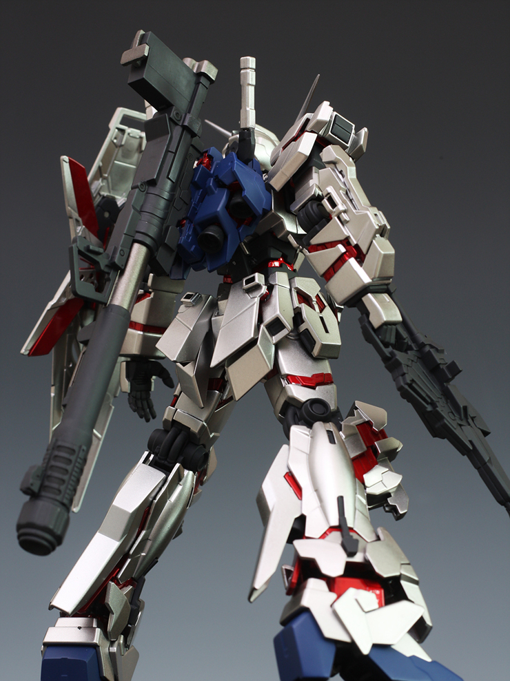 HGUC 1/144 RX-0 Unicorn Gundam (Destroy Mode) Custom Paint + Unicorn ...