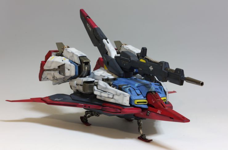 jg 1/35 msn-006 zeta gundam assembled painted/weathered.