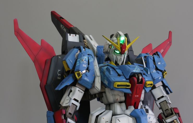 jg 1/35 msn-006 zeta gundam assembled painted/weathered.