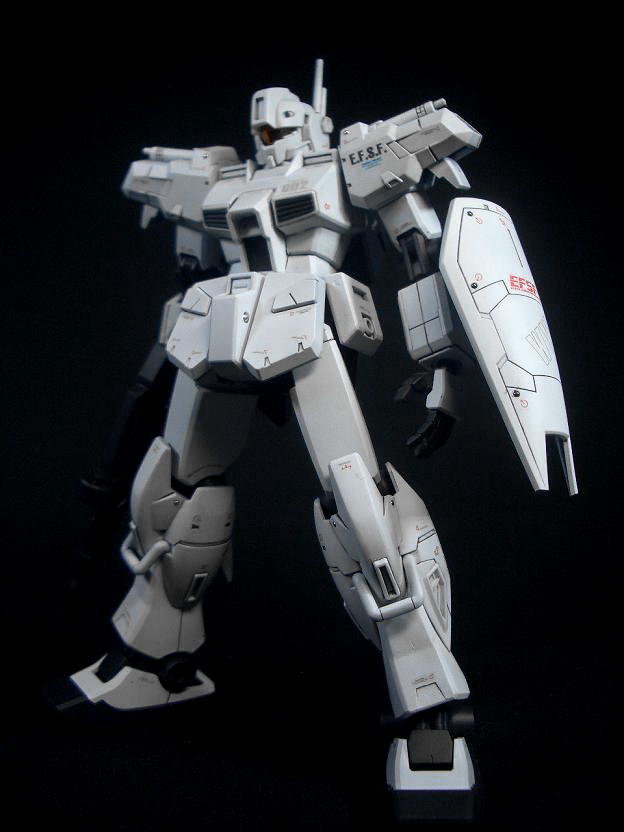 HGUC 1/144 GM Custom: “Wagtail” White Wolf. Improved, Painted Build ...