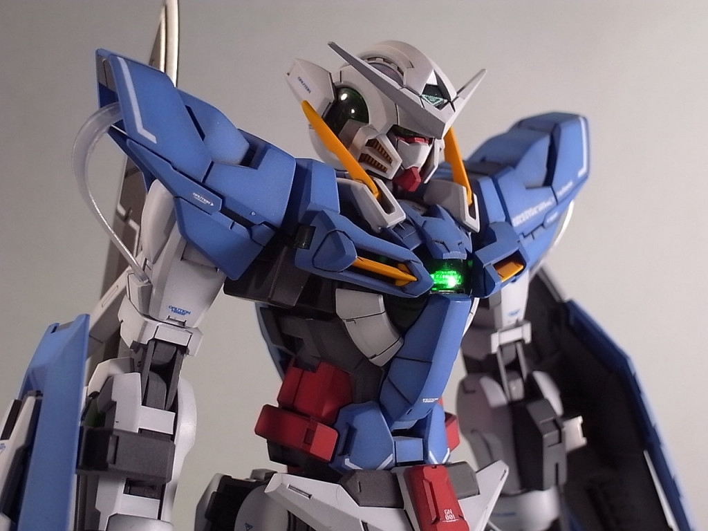 MG 1/100 Gundam Exia: Modeled by Lucier. Photoreview Wallpaper Size ...