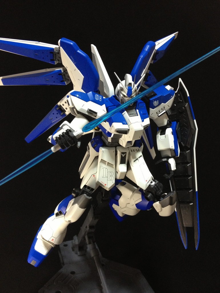 1/100 Hi-Nu Gundam: Modeled by kobaka2. Photoreview Wallpaper Size ...