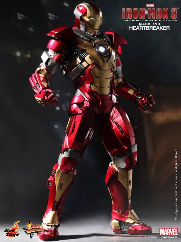 Hot Toys 1/6 Iron Man 3 : Mark XVII Heartbreaker. Official Photoreview