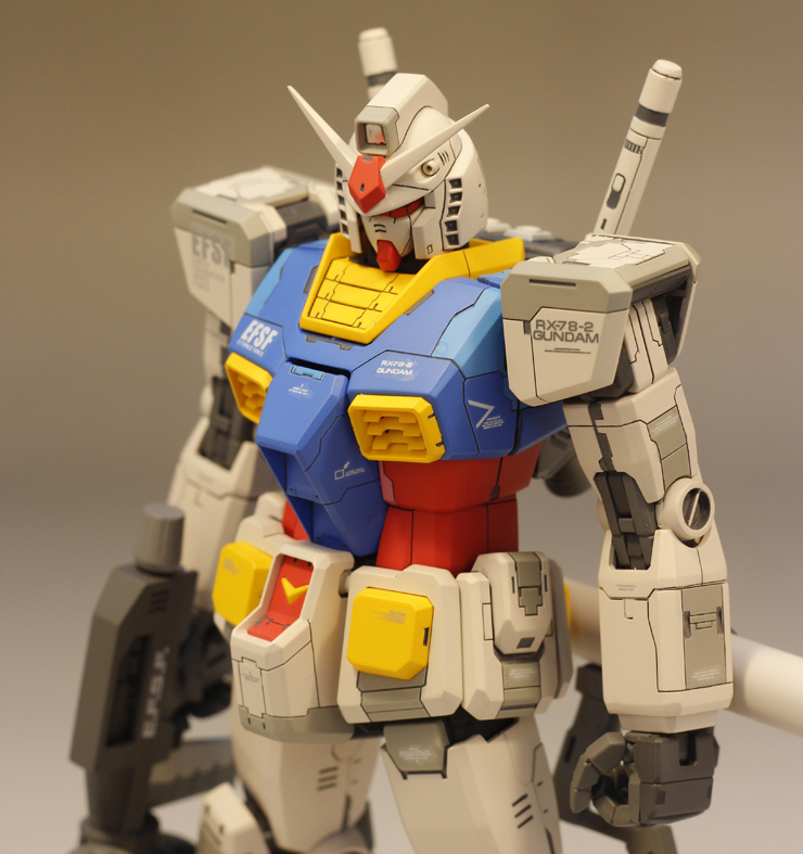 MG 1/100 RX-78-2 Gundam Ver.O.Y.W. Modeled by jakal76. Photoreview No ...