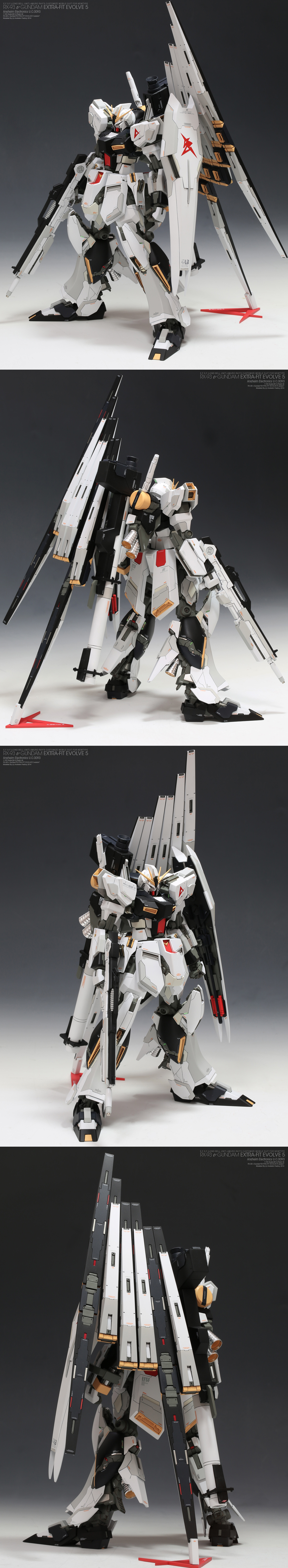 1/100 [W+r] resin Cast Kit RX-93 Nu Gundam Extra-Fit EVOLVE 5 Ver ...