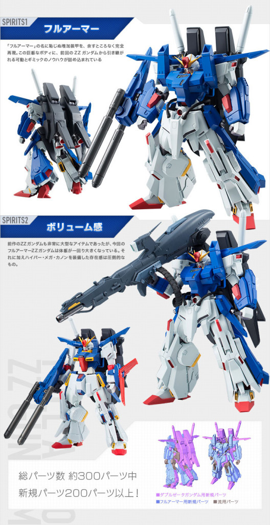 Premium Bandai Robot Damashii (Side MS) Full Armor ZZ Gundam: Full Size ...