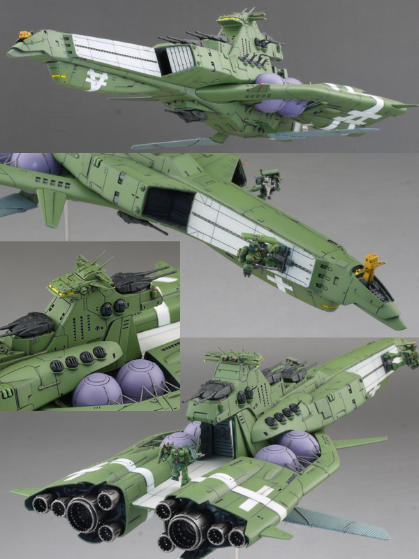 1/1700 Fleetmo Scratchbuild series: NEO ZEON FLEET. Amazing