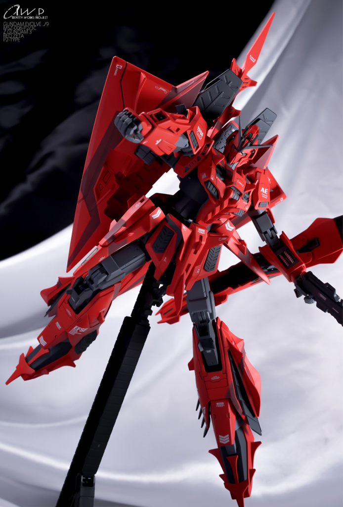 P-Bandai MG Zeta Gundam III P2 Type RED ZETA: Latest Work by Identity ...