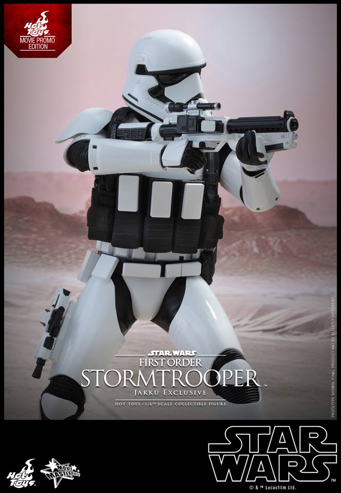 hot toys x star wars the force awakens 1/6 first order storm