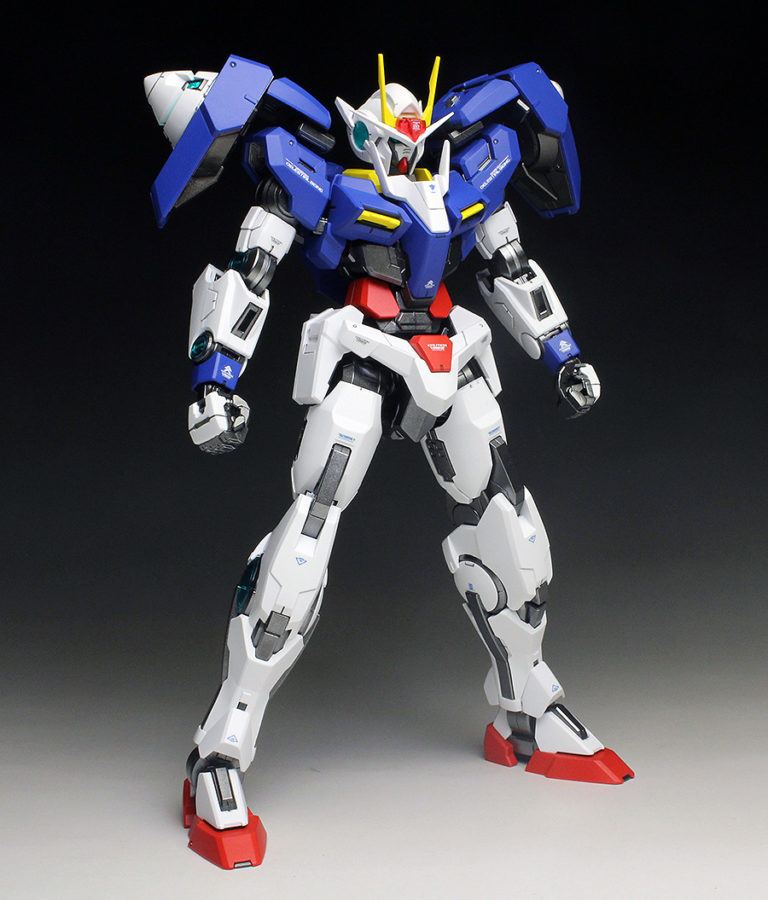 [WORK REVIEW] P-Bandai MG 1/100 00 XN RAISER [Gundam 00V] painted build ...