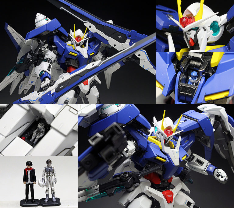 [WORK REVIEW] P-Bandai MG 1/100 00 XN RAISER [Gundam 00V] painted build ...