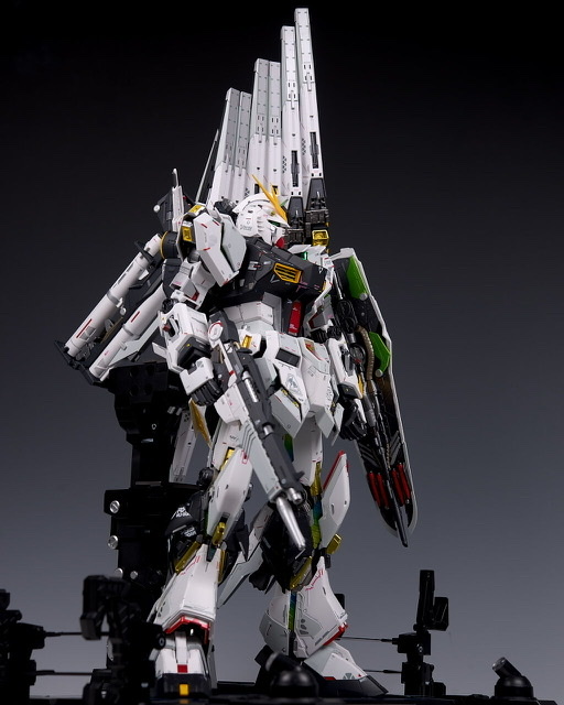 Review Metal Structure Rx 93 Nu Gundam Option Parts Fin Funnel Gunjap