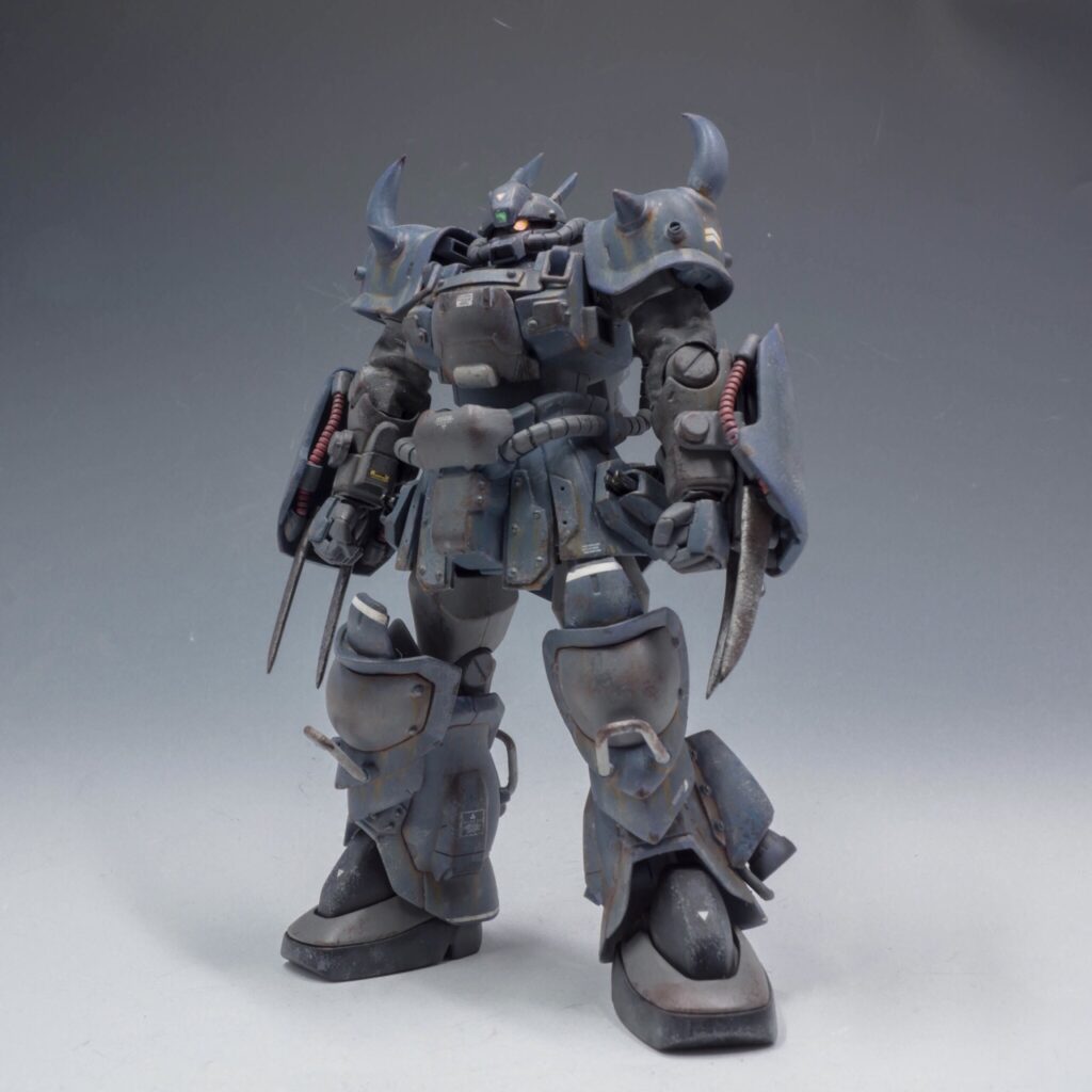 HGUC Gouf Custom Assault Type “Blue Demon” custom – GUNJAP